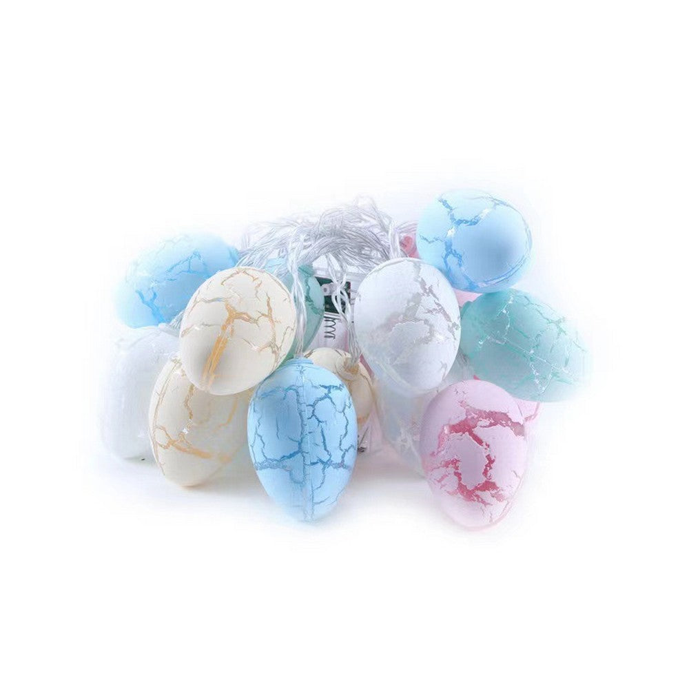 2 Modes 20LED Easter Decoration Lights Battery Operated Egg String Lights Home Fairy Lights Festival Party Lamps