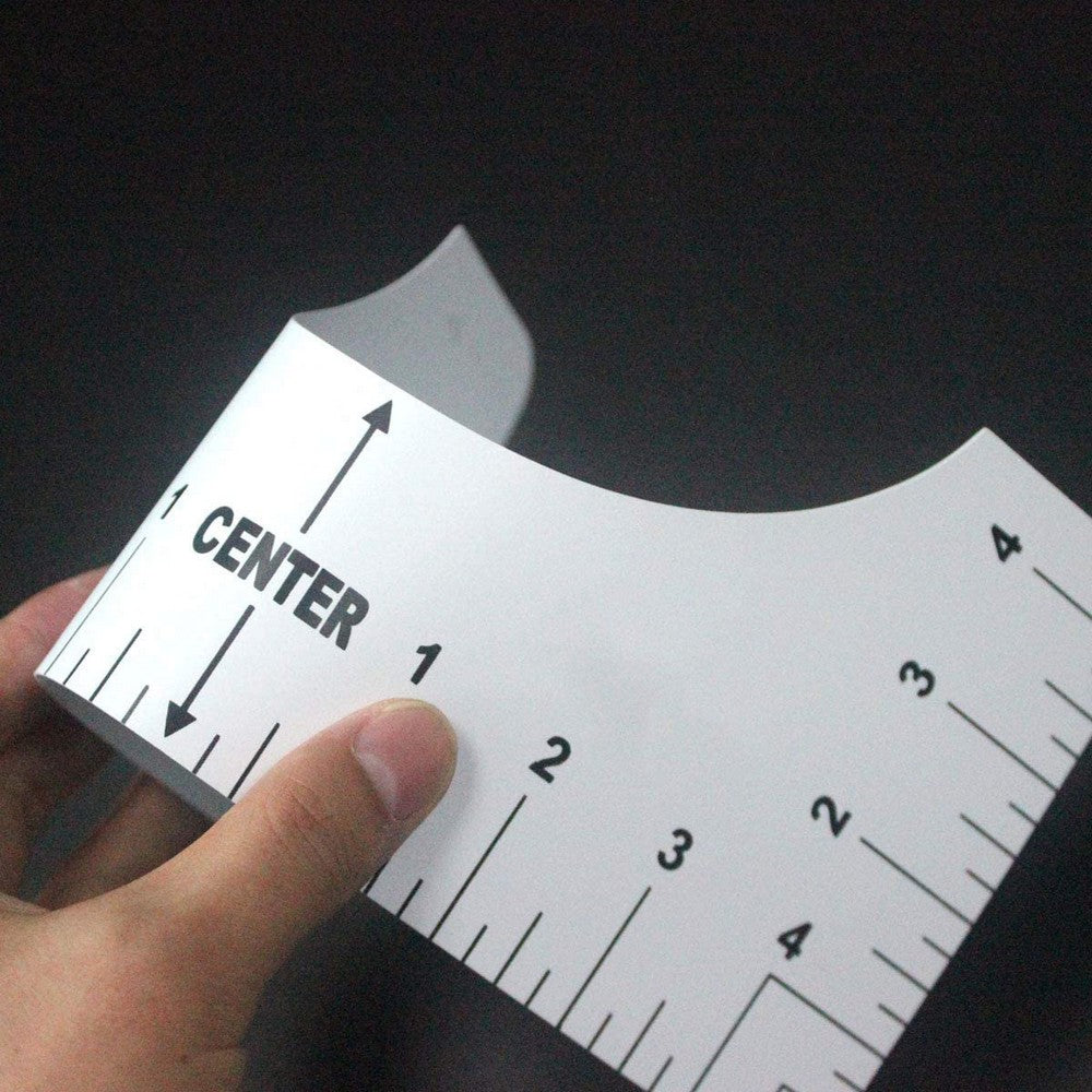 2 X 4Pcs T Shirt Alignment Rulers Guide DIY Craft Tools Kit T Shirt Centering Tools Set Adult Youth Toddler Infant