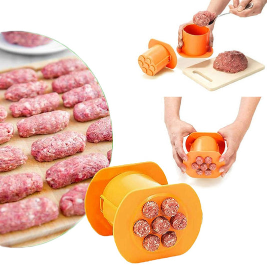 Kitchen One Press BBQ Sausage Maker Hot Dog Meat Making Tool Barbecue Grill Meat Mold