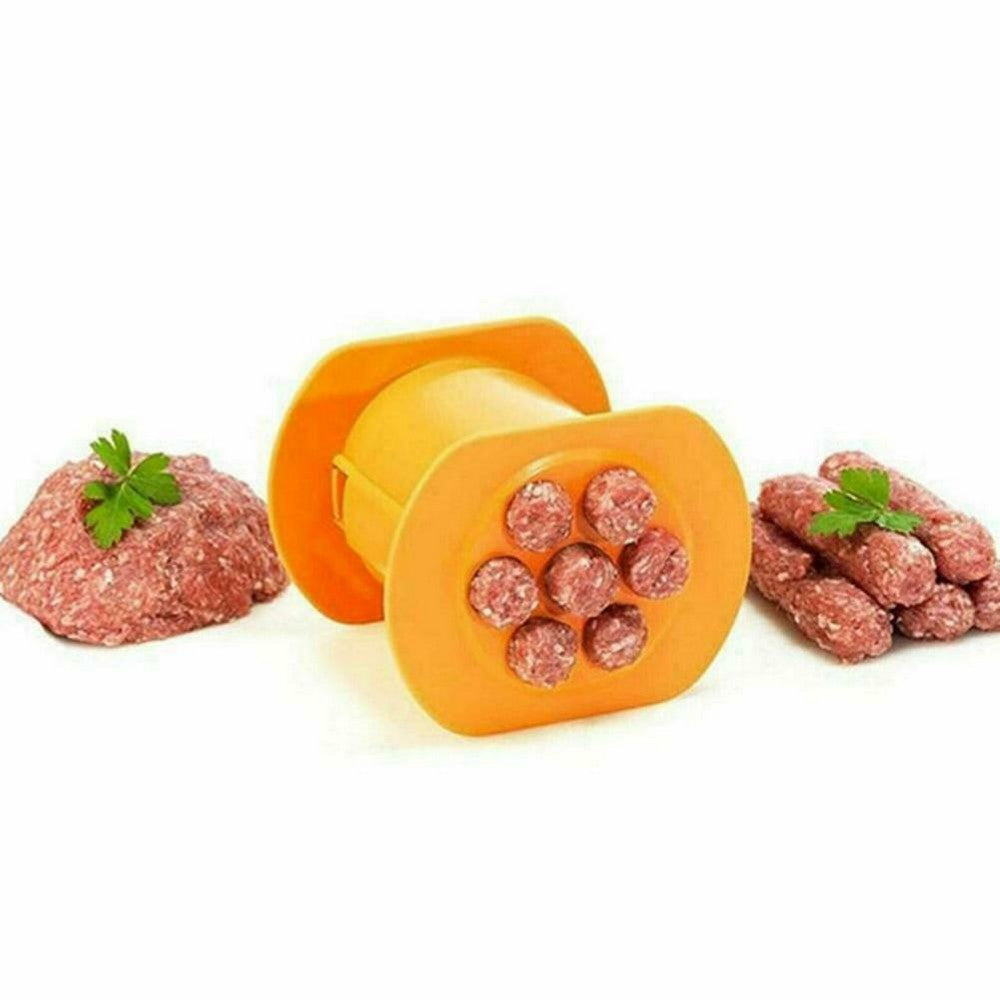 2 X Kitchen One Press BBQ Sausage Maker Hot Dog Meat Making Tool Barbecue Grill Meat Mold