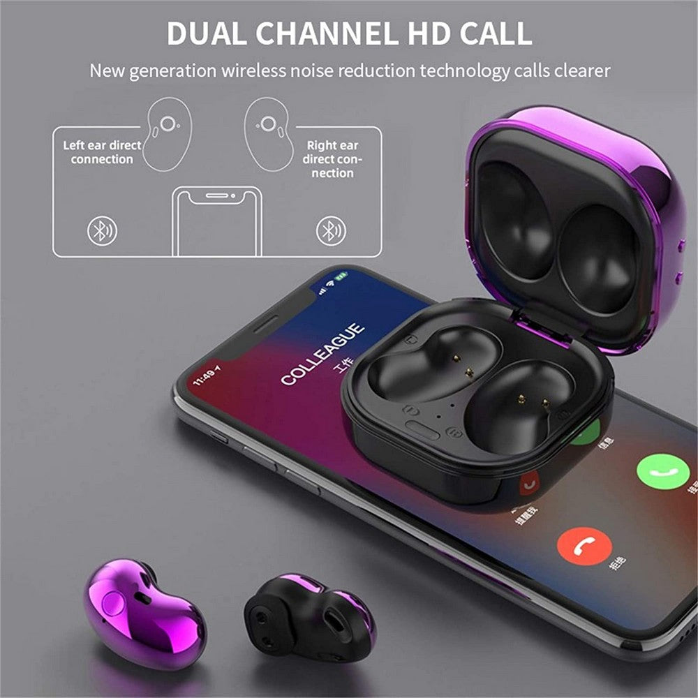 S6 Plus TWS Wireless Earbuds Bluetooth 5.1 Headphones Hi-Fi Stereo Headset Waterproof Sport Earphones with Charging Case
