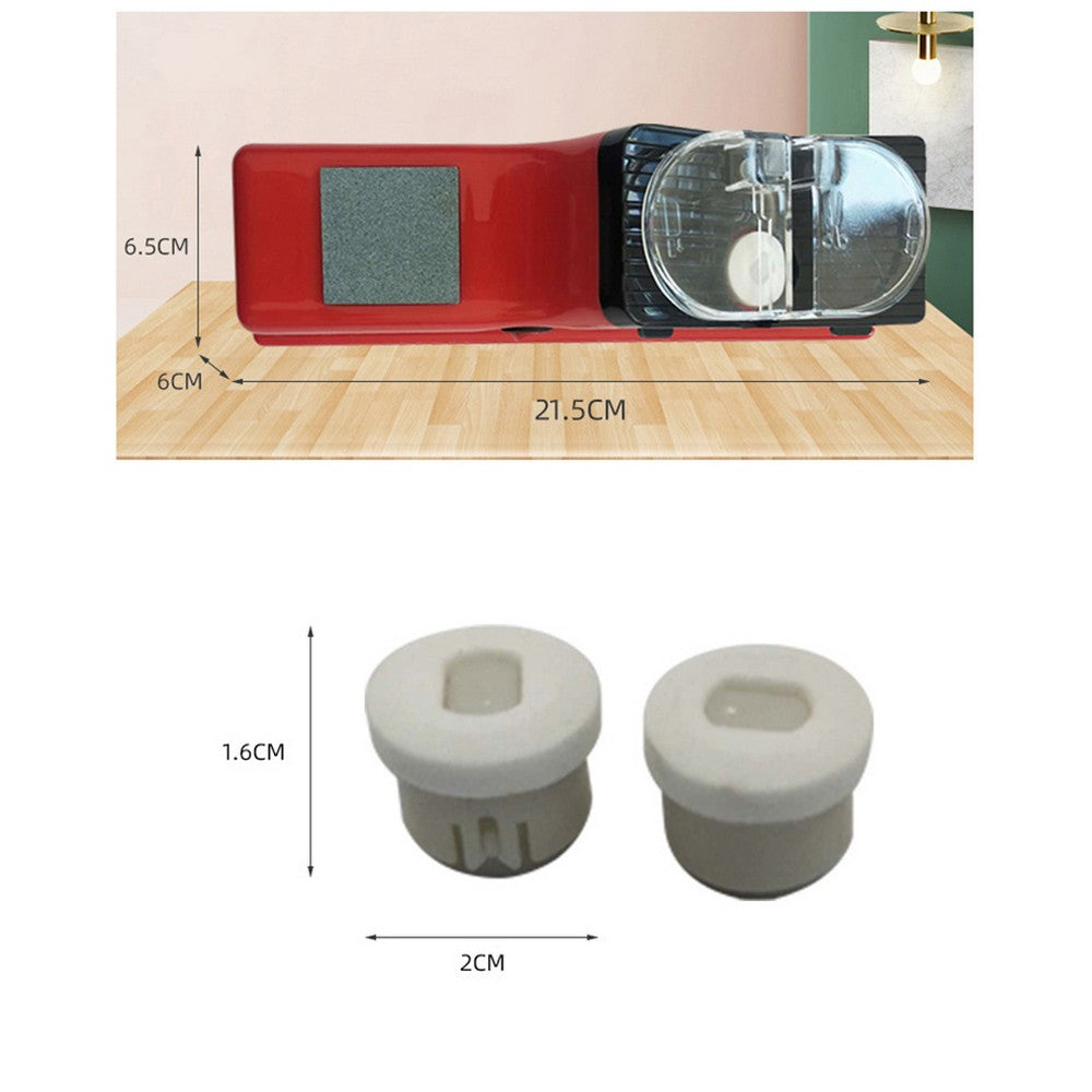 USB Electric Knife Sharpener Kitchen Knives Sharpening System Quickly Sharpening Tool