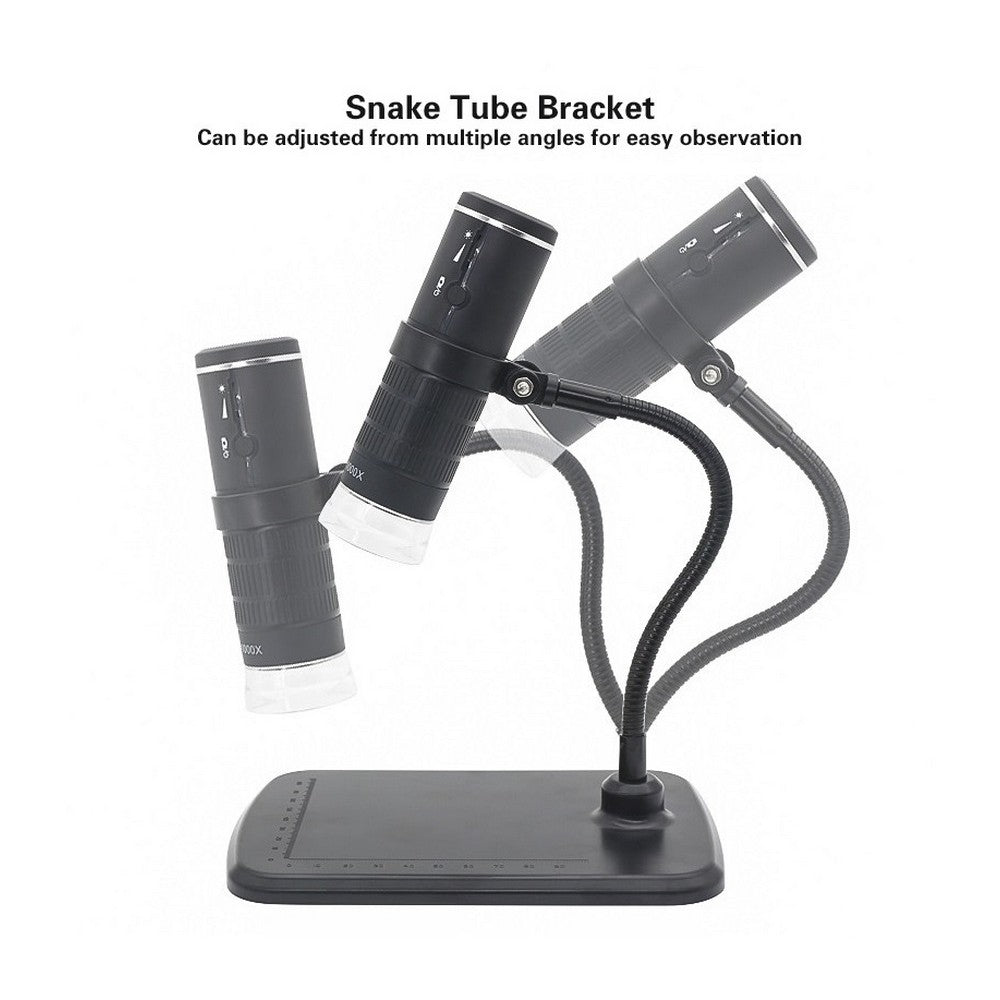 Wireless Digital Microscope 50X to 1000X WiFi Microscope Camera Magnifier with 8 LED Light Not Support PC