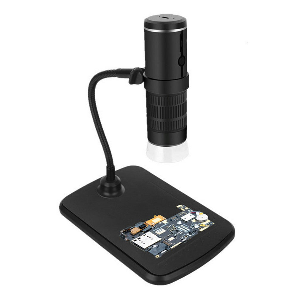 Wireless Digital Microscope 50X to 1000X WiFi Microscope Camera Magnifier with 8 LED Light Not Support PC