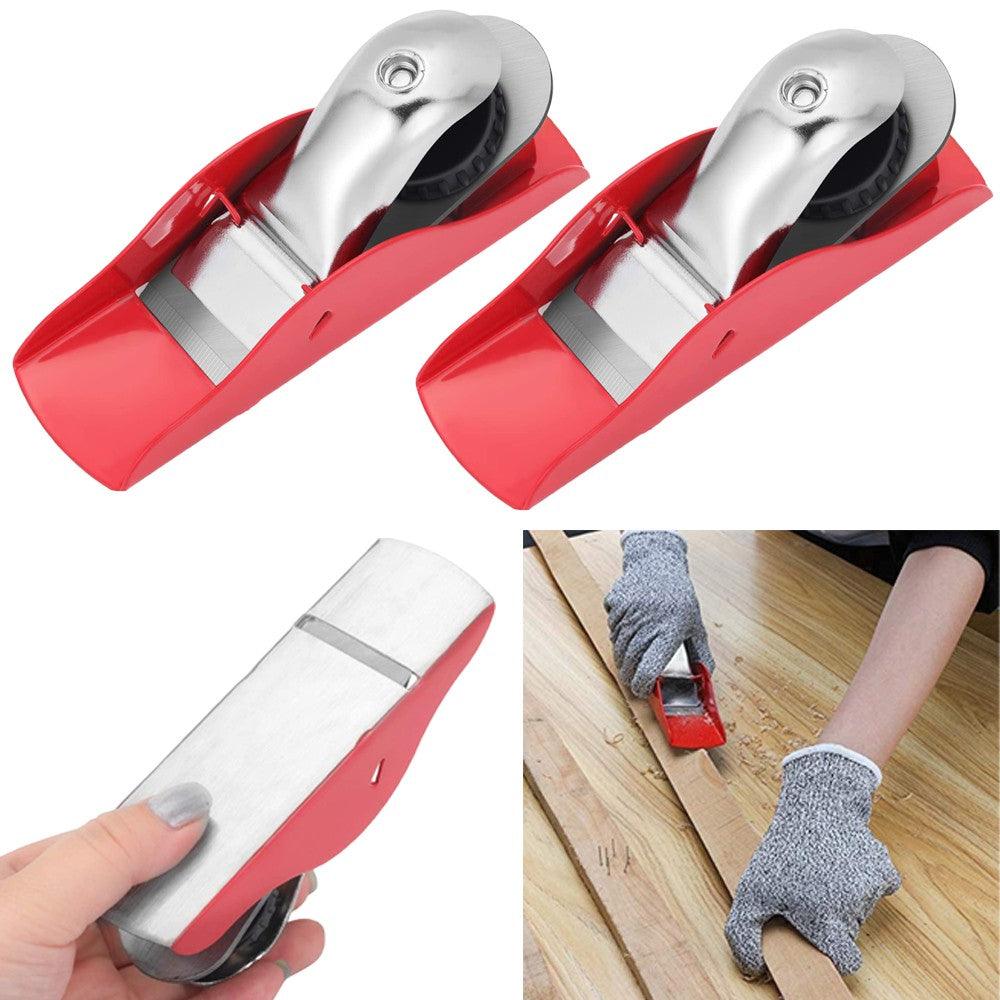 2 X Mini Small Size Hand Planer Woodworking Trimming Hand Plane Tools