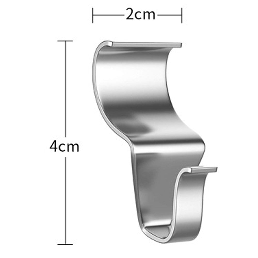 2 X 10PCS No Hole Needed Vinyl Siding Hanger Hooks Set Outdoor Siding Clips Decorations Stainless Steel Hanger