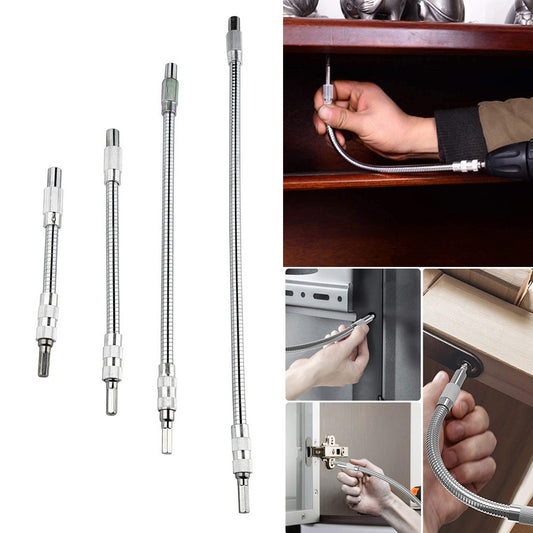 4 X Flexible Drill Shaft Flexible Extension Screwdriver Drill Bit Shaft Connecting Link Cordless Drill Screwdriver Bit Shaft