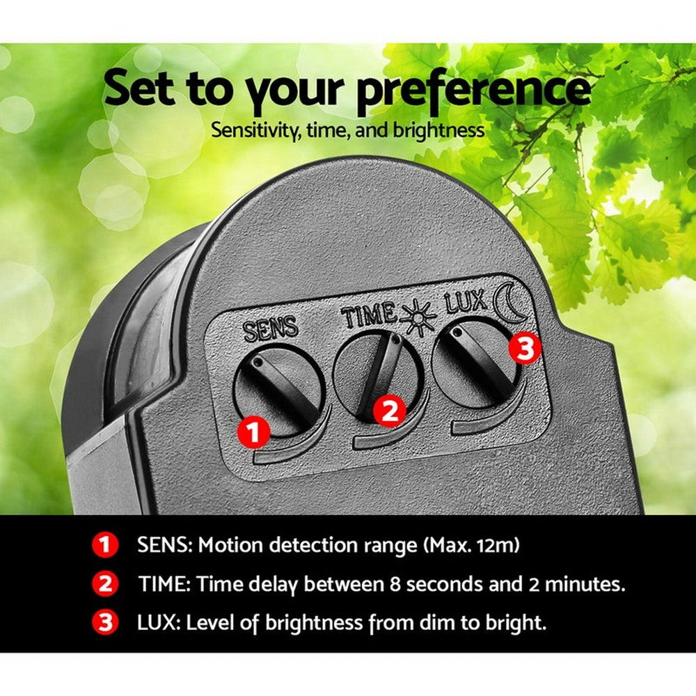100 LED Outdoor Solar Powered Light Flood Lamp Security Garden Motion Sensor Light