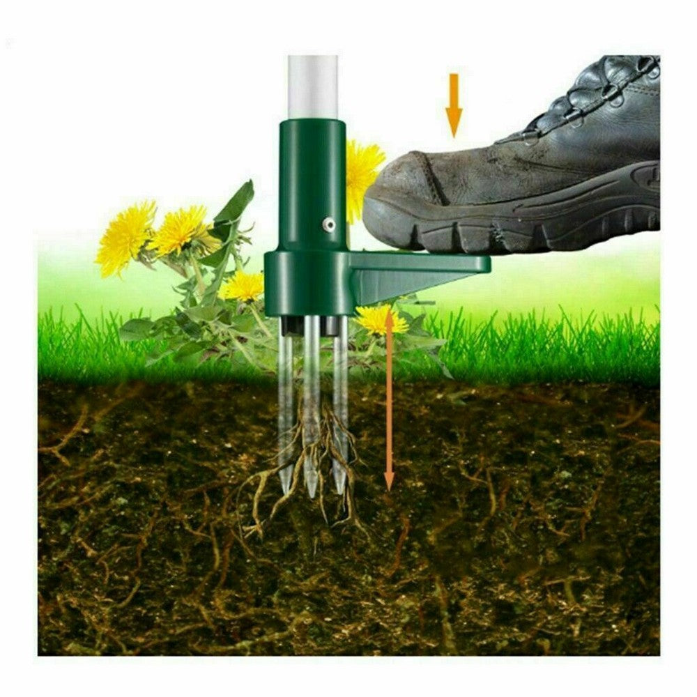 2 X Detachable Weed Puller Yard Garden Plant Root Remover Weeder Twister Twist Pull Lawn Root Killer Gardening Tool