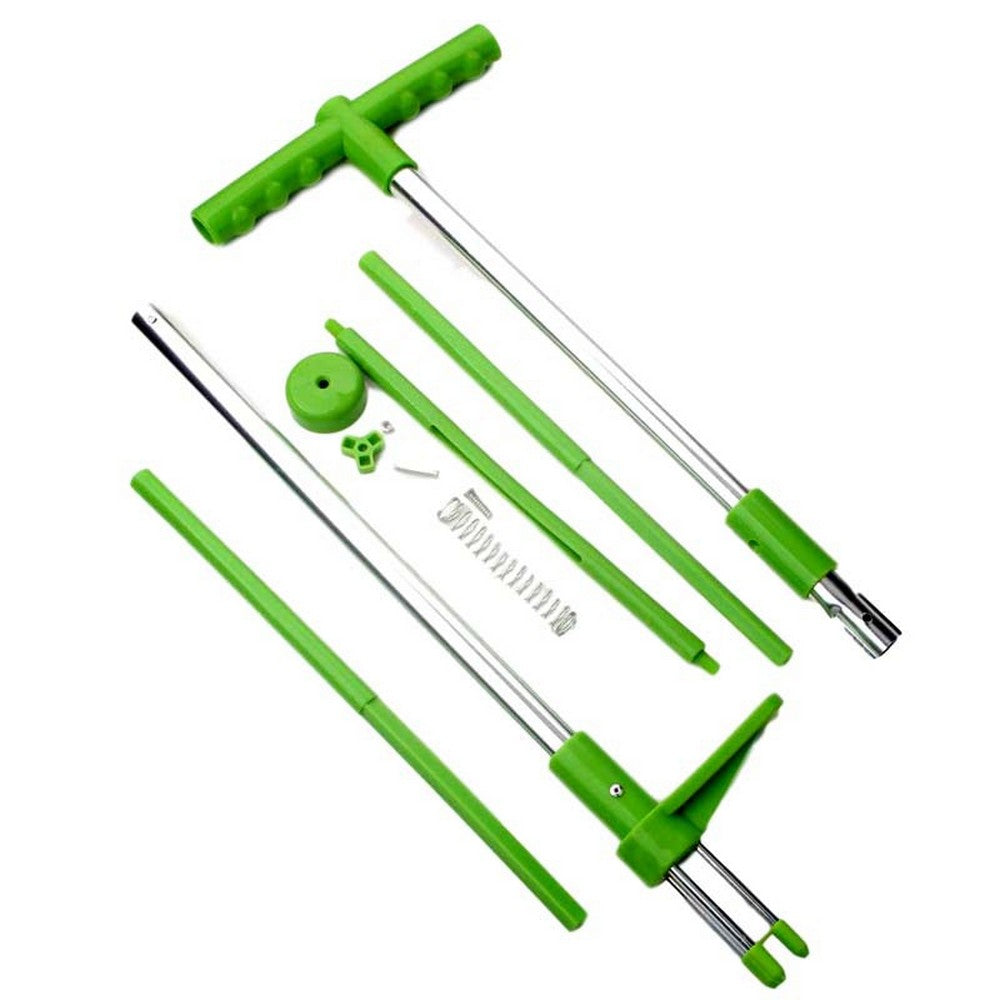 2 X Detachable Weed Puller Yard Garden Plant Root Remover Weeder Twister Twist Pull Lawn Root Killer Gardening Tool
