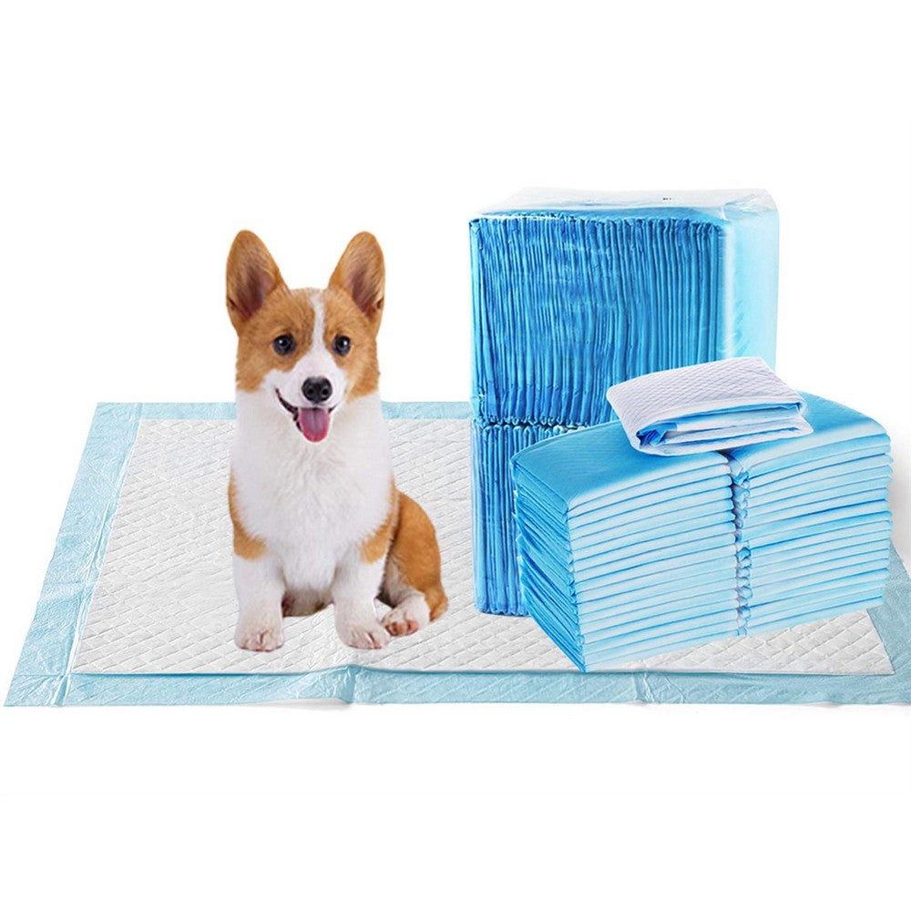 40PCS 60x60cm Absorbent Puppy Dog Pet Training Pads Cat Indoor Toilet Mats