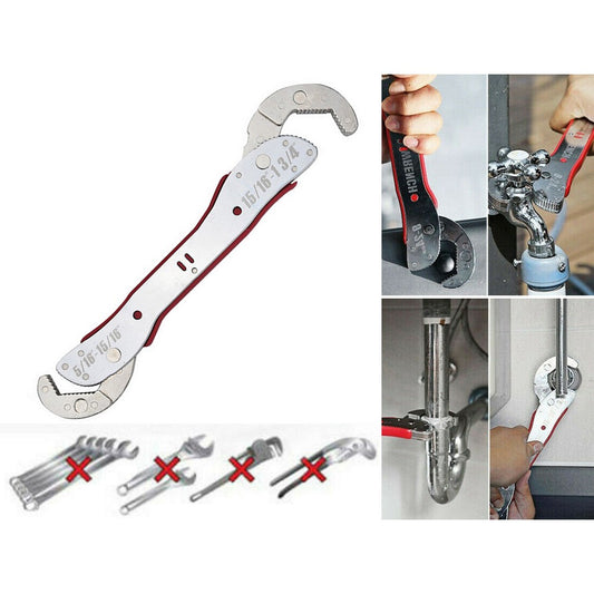 Self Adjustable Wrench Multi Purpose Functional Spanner Universal 9mm-45mm