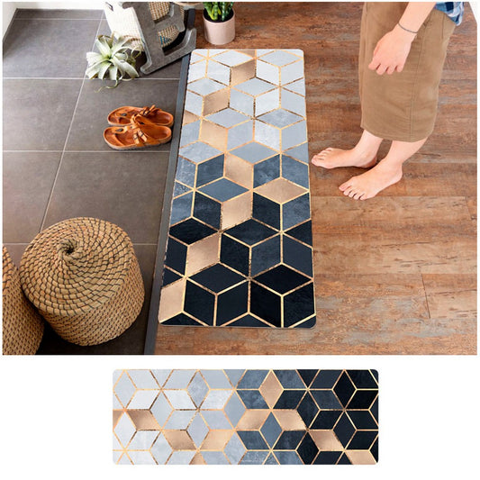 45X120CM Non-Slip Waterproof Kitchen Mat Home Floor Rug Door Carpet Oil-proof Mat Style 3