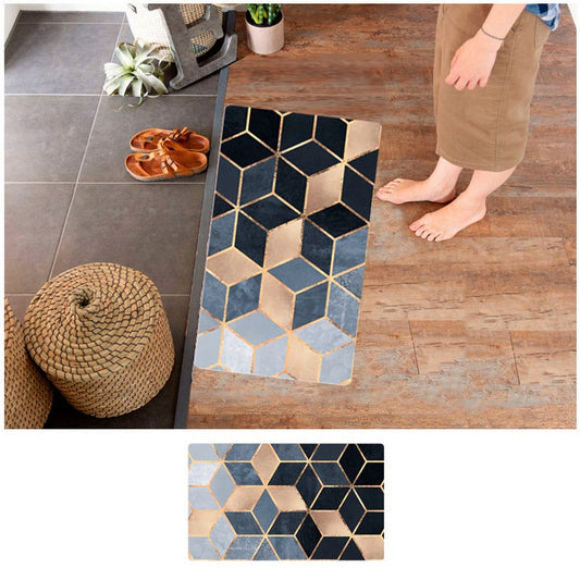 45X75CM Non-Slip Waterproof Kitchen Mat Home Floor Rug Door Carpet Oil-proof Mat Style 3