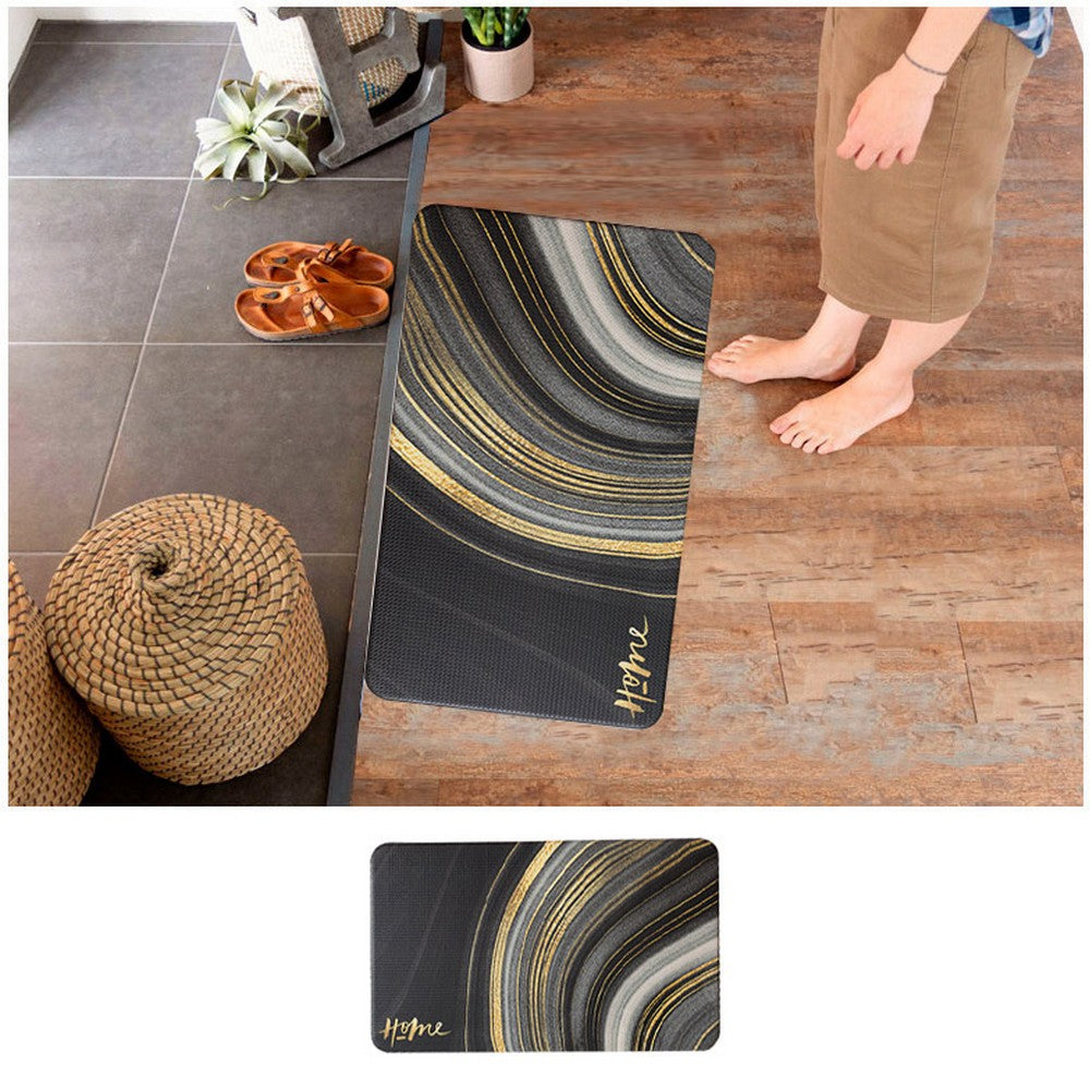 45X75CM Non-Slip Waterproof Kitchen Mat Home Floor Rug Door Carpet Oil-proof Mat Style 4