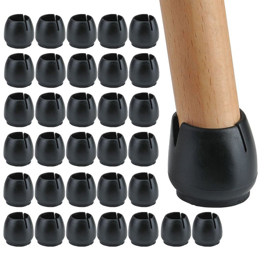32PCS Furniture Pads Sofa Chair Leg Covers Table Leg Caps Floor Protectors with Felt Pads Fit Round Diameter 26MM to 29MM