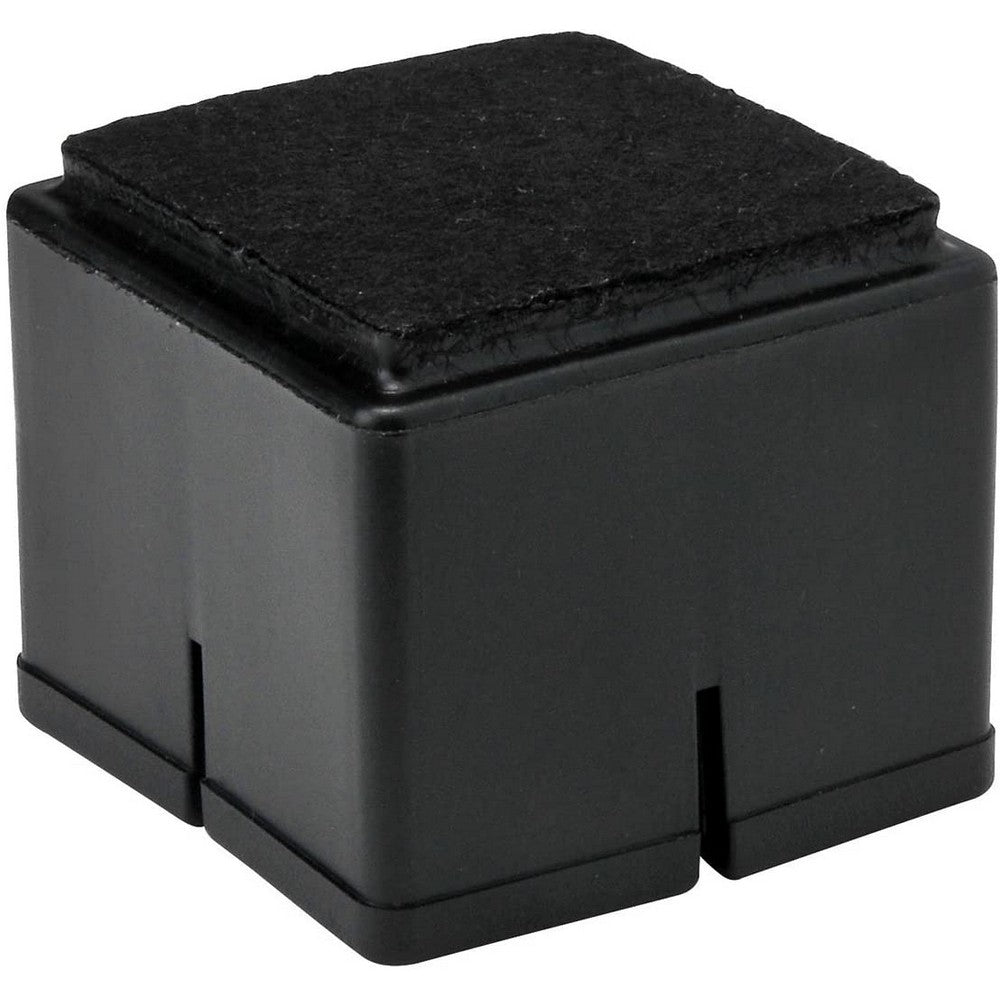 32PCS Furniture Pads Sofa Chair Leg Covers Table Leg Caps Floor Protectors with Felt Pads Fit Square 42MM to 48MM