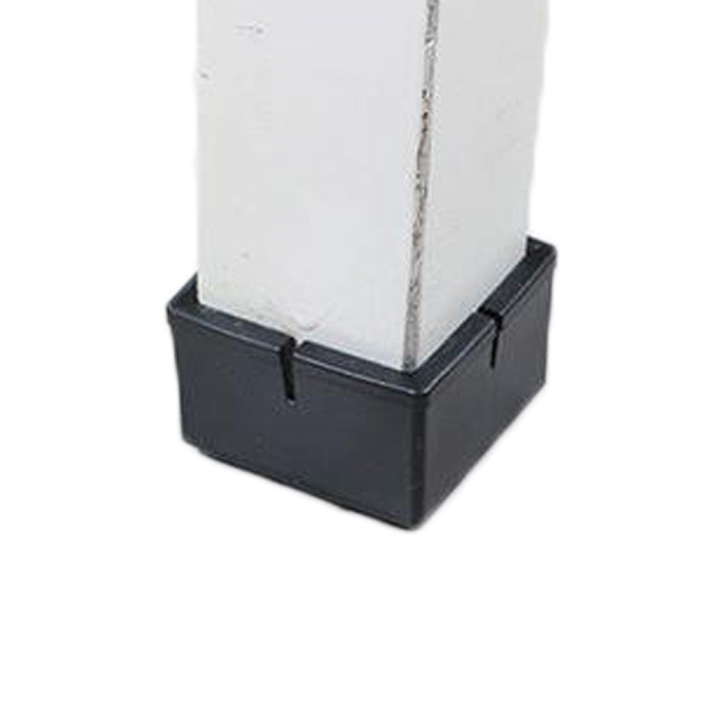 32PCS Furniture Pads Sofa Chair Leg Covers Table Leg Caps Floor Protectors with Felt Pads Fit Square 42MM to 48MM