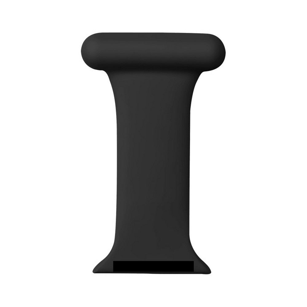 2 X Silicone Replacement Watch Band Pin On Brooch Watch Band for Apple Watch 38mm 40mm Black White