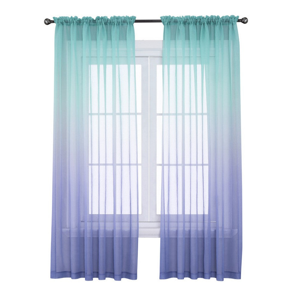 1.32x1.83M Multiple Installation Ways Semi Sheer Curtains Home Decorations for Bedroom Living Room Set of 2 Drape Panels Style 1