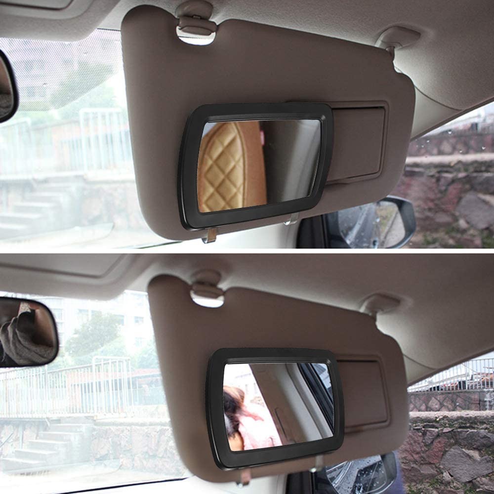 2 X Car Sun Visor MirrorS Touchscreen Makeup MirrorS with 6 LED Lights