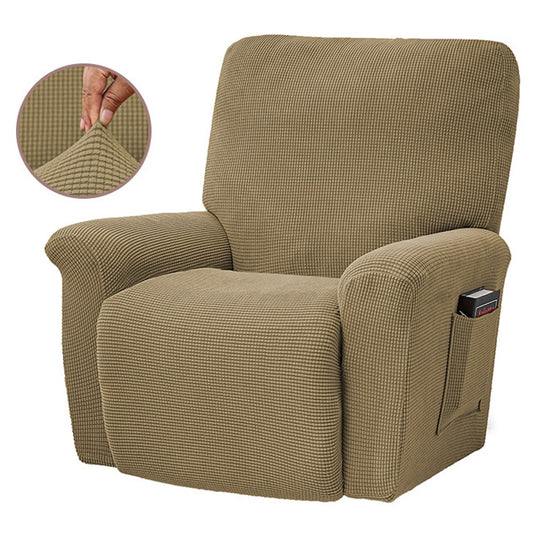 Stretch Recliner Cover Soft Recliner Chair Slip Cover Recliner Couch Slipcover Lift Reclining Cover Light Brown