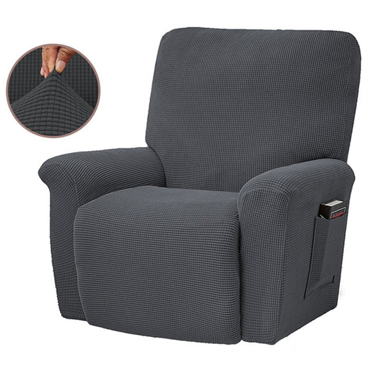 Stretch Recliner Cover Soft Recliner Chair Slip Cover Recliner Couch Slipcover Lift Reclining Cover Grey