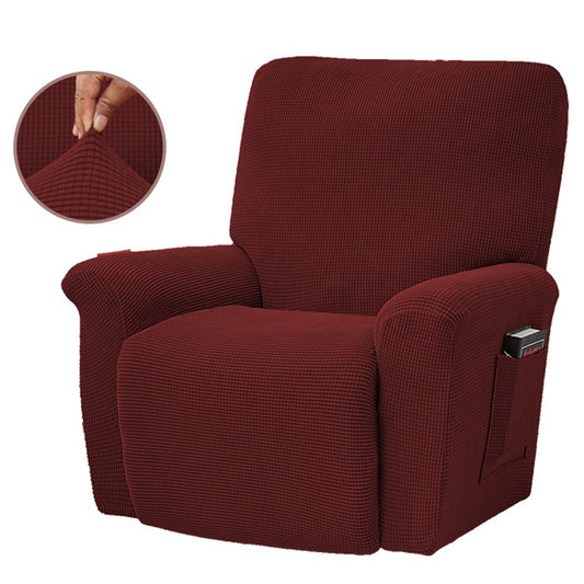 Stretch Recliner Cover Soft Recliner Chair Slip Cover Recliner Couch Slipcover Lift Reclining Cover Red