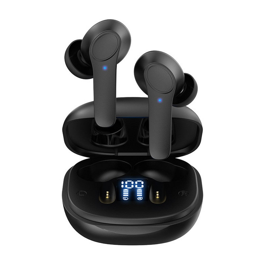 B11 Wireless Earbuds Bluetooth 5.0 Headphones Hi-Fi Stereo Touch Control TWS Headset with LED Power Display Charging Case Black