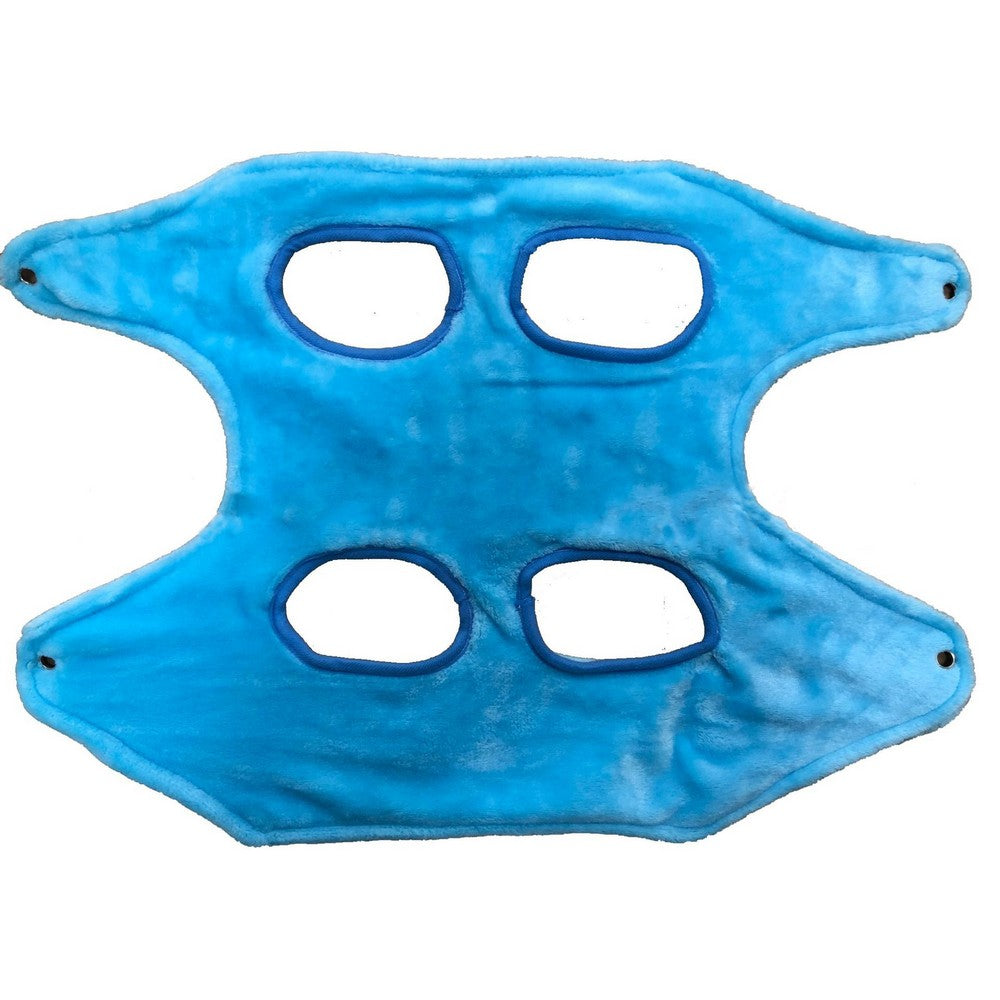 Small Pet Grooming Hammock Bathing Drying Towel Nail Trimming Scratching Restraint Hammock for Dog and Cat with 2 Hooks