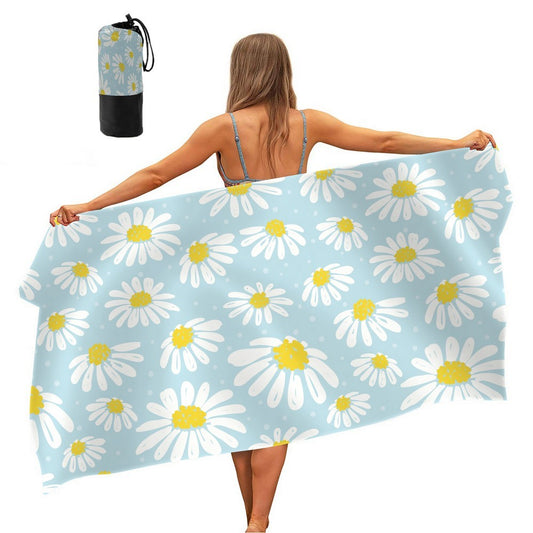 80x160cm Quick Dry Beach Towel Sand Free Beach Mat with Storage Bag Style 5