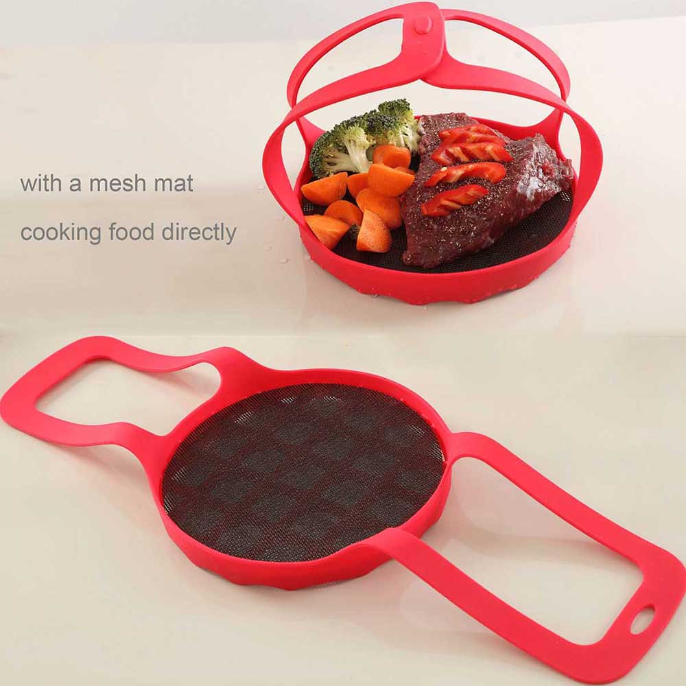 Silicone Bakeware Lifter Pressure Cooker Sling Kicthen Pot Cooking Accessory