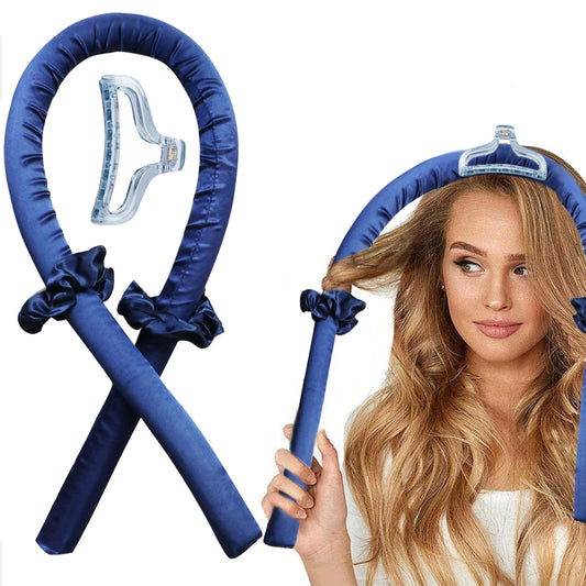 Lazy Heatless Hair Curler Sponge Roller Hair Curling Rod Foam Stick with Clip