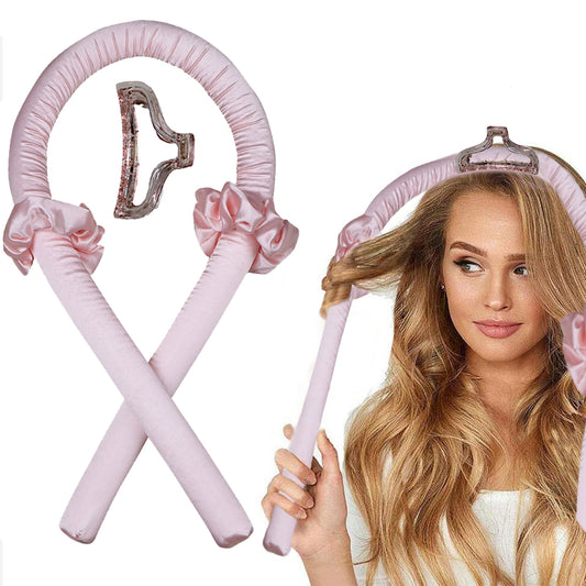 Lazy Heatless Hair Curler Sponge Roller Hair Curling Rod Foam Stick with Clip