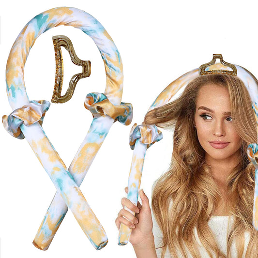 Lazy Heatless Hair Curler Sponge Roller Hair Curling Rod Foam Stick with Clip