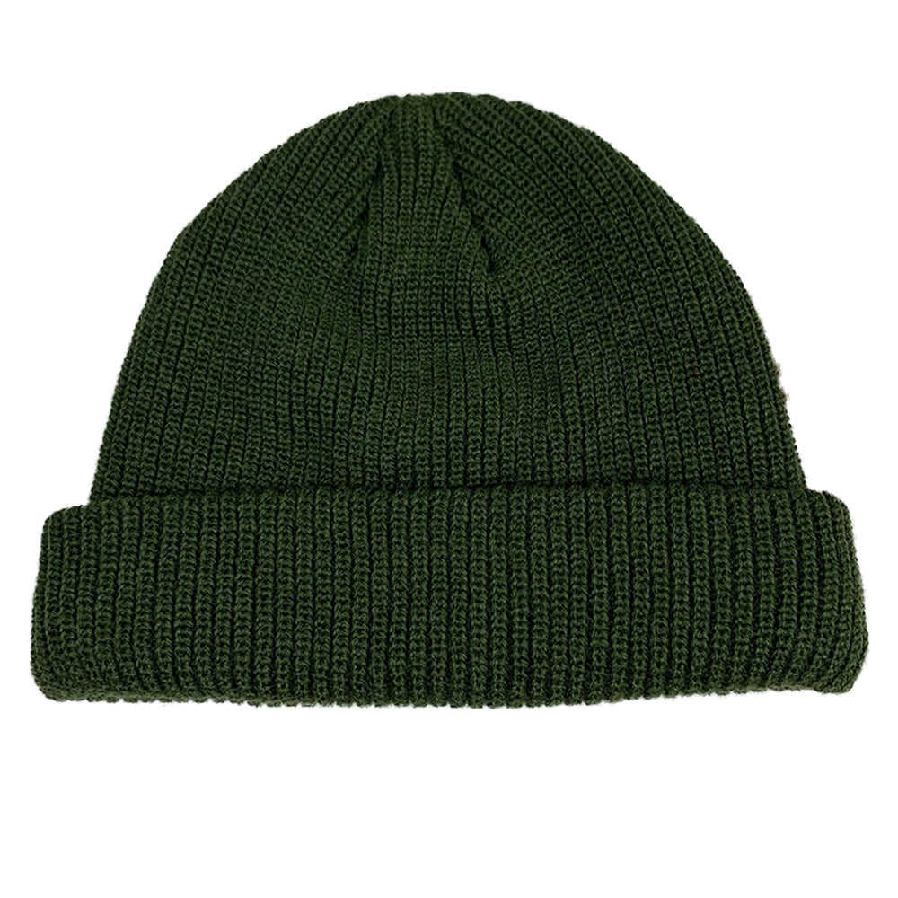 4 Pieces Yellow Green Black Grey Unisex Beanie Roll up Edge Hat Skullcap Beanie Winter Warm Head Hat