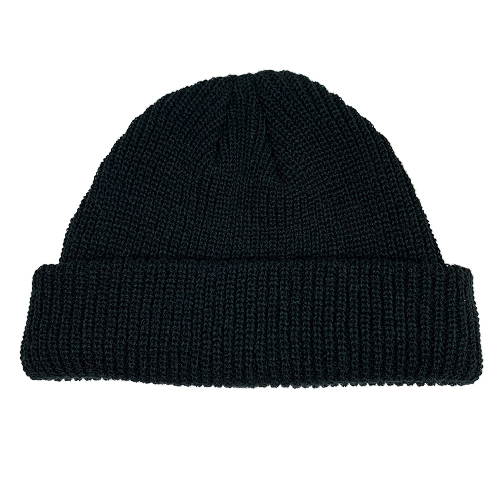 4 Pieces Royal Blue Navy Black Grey Unisex Beanie Roll up Edge Hat Skullcap Beanie Winter Warm Head Hat