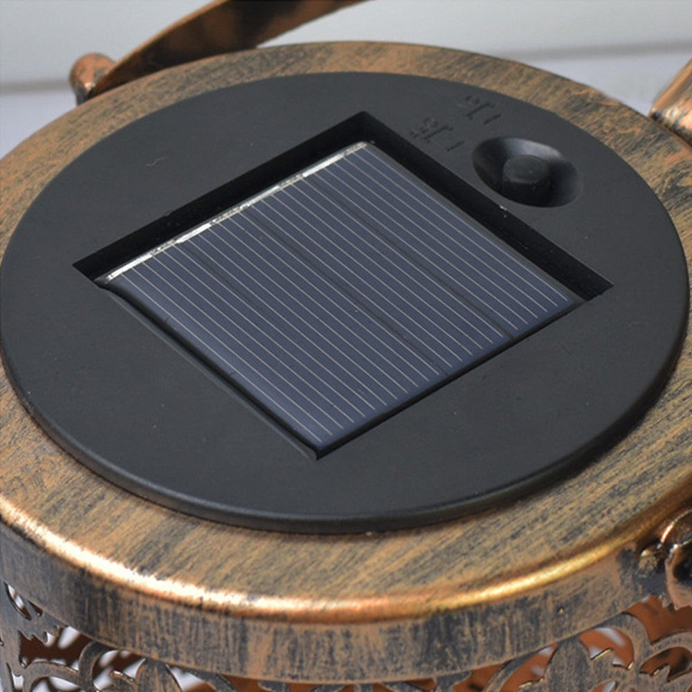 2 X 36LED Solar Power Watering Can String Light Waterfall Lamp Hollow Watering Can Fairy Light Garden Warm White Light