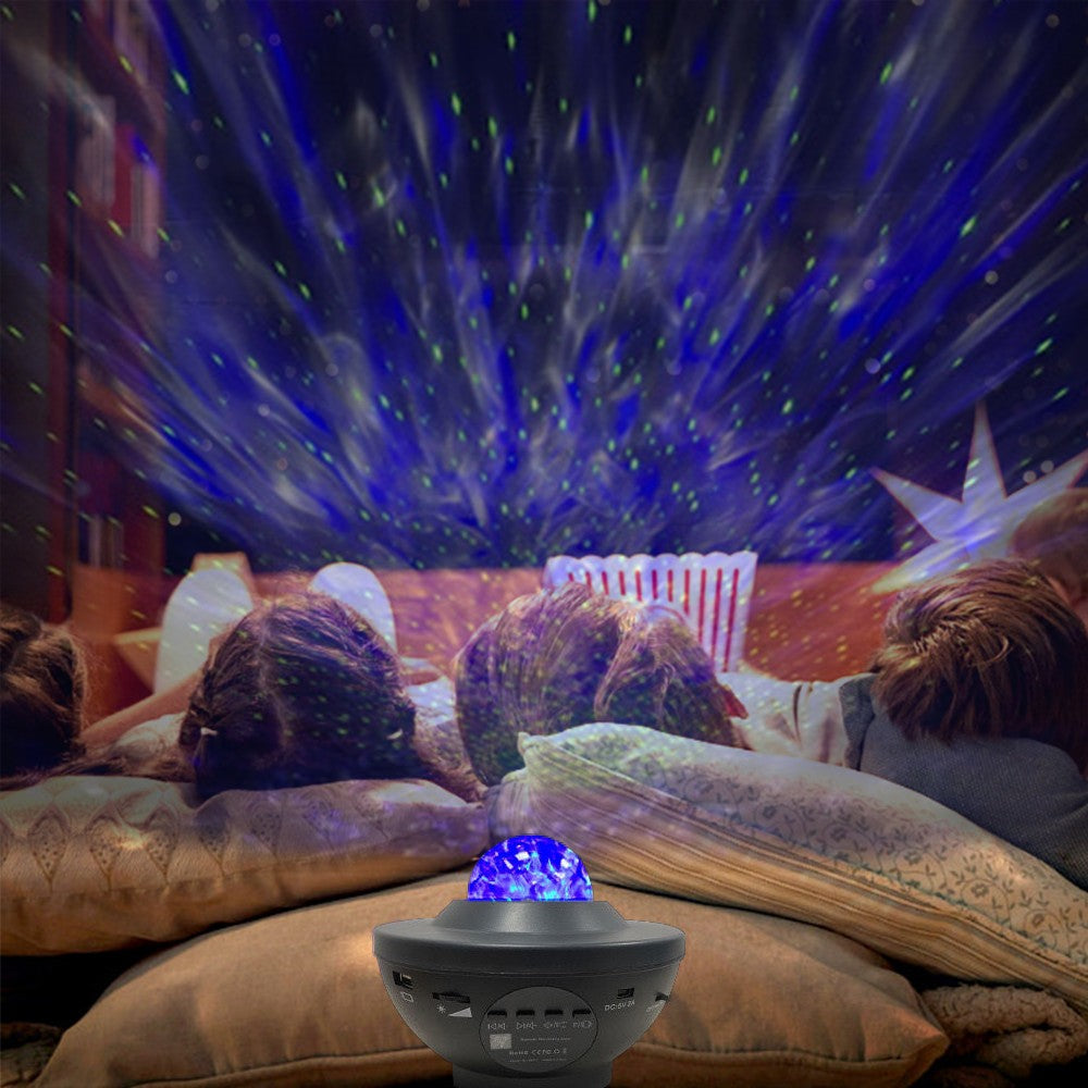 App Remote Control Multiple Colours LED Galaxy Star Projector Bluetooth Music Speaker Night Light Home Decoration Lamp