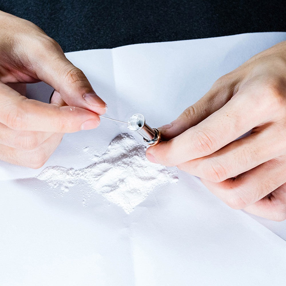 2 X Pet Memorial Urn Necklace Cylinder Cremation Urn Necklace Pendant Titanium Steel Jewelry