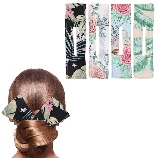 4Pcs Womens French Twist Hair Bun Maker Hairstyle Maker