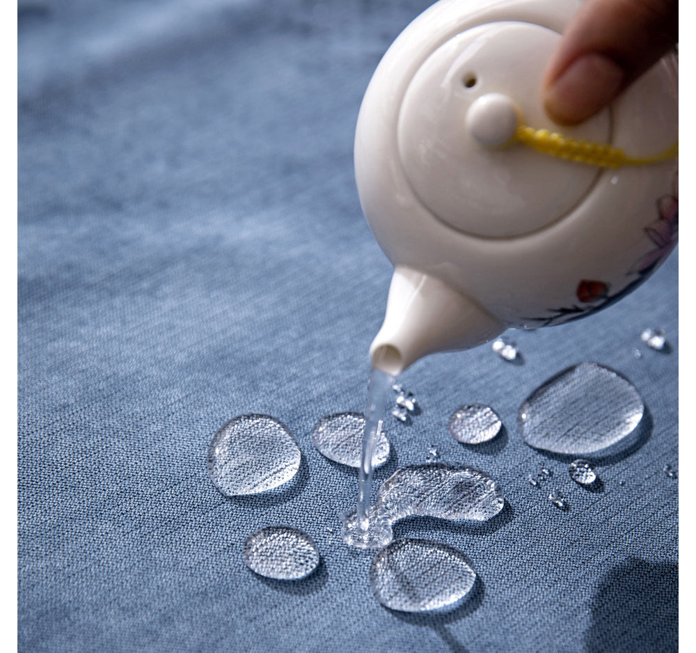 Dark Blue 90x180cm Anti-Cat Scratch Water Resistant Sofa Towel Pet Couch Sofa Cover Home Decor