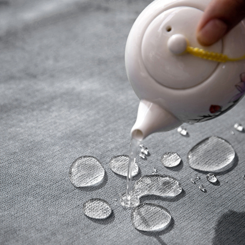 Grey 90x240cm Anti-Cat Scratch Water Resistant Sofa Towel Pet Couch Sofa Cover Home Decor