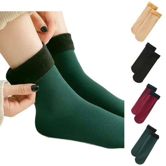 8 Pairs Women's Winter Warm Lined Socks Thicken Thermal Socks