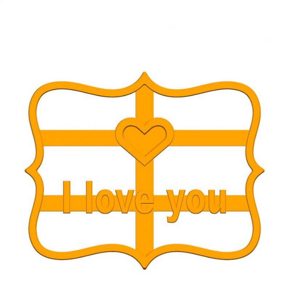 3 X Good Wishes Mold Cutter Biscuit Mould Cookie Stamp Baking Tool