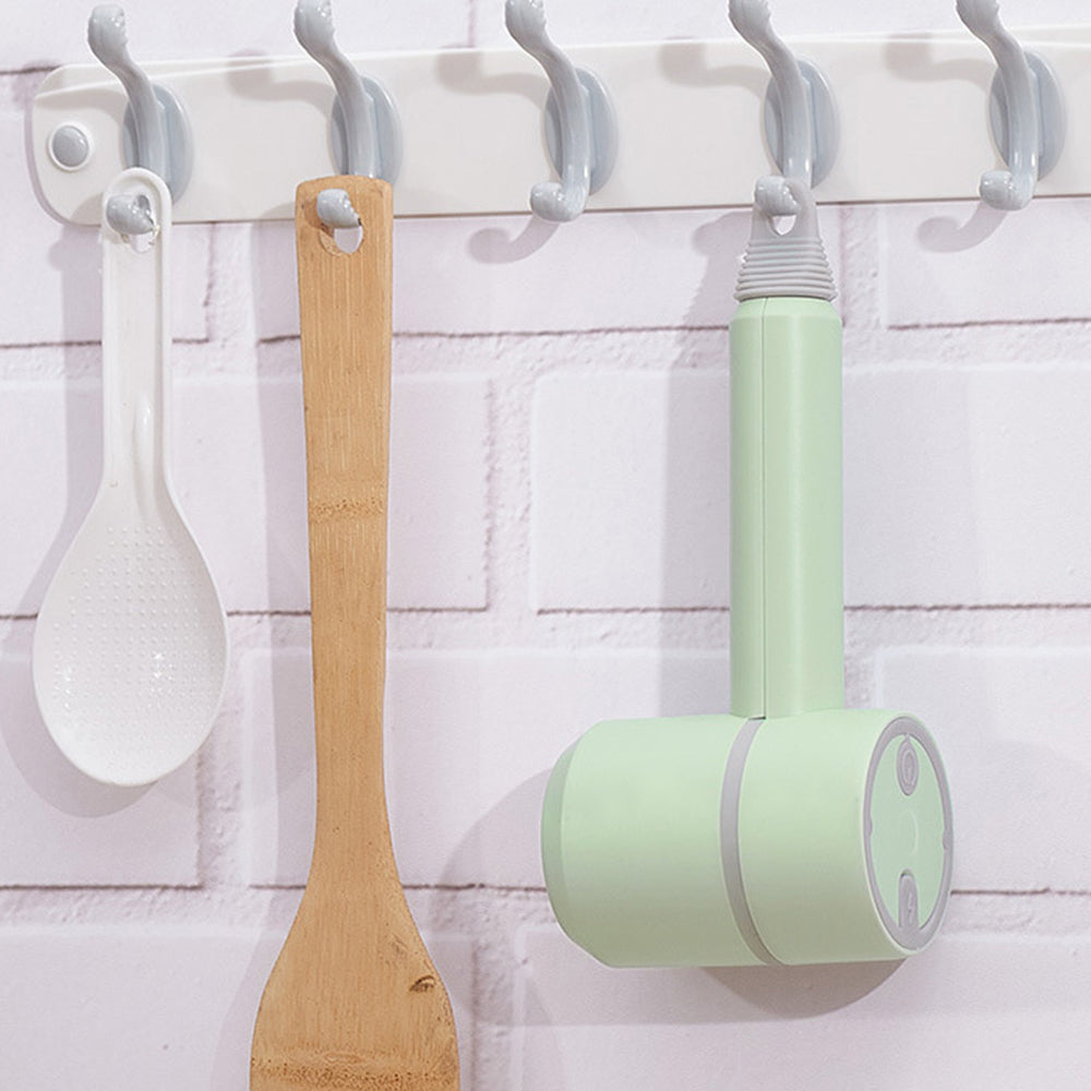 Green 3 In 1 Food Blender Electric Gralic Chopper Egg Cream Beater 3 Speed Cordless USB Rechargeable Hand Mixer