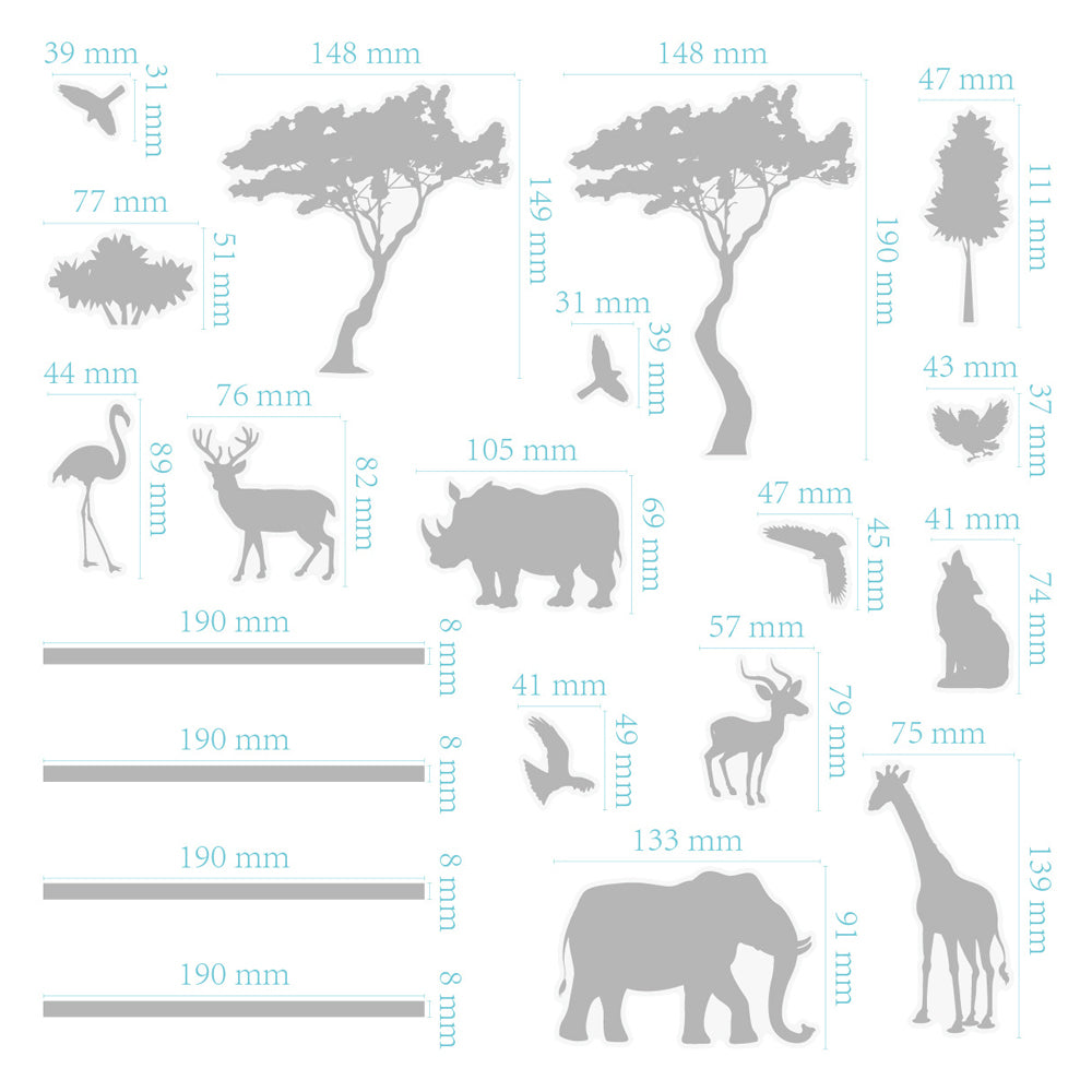 3 Sets Transparent Glass Window Clings Non Adhesive Decals Home Decorative