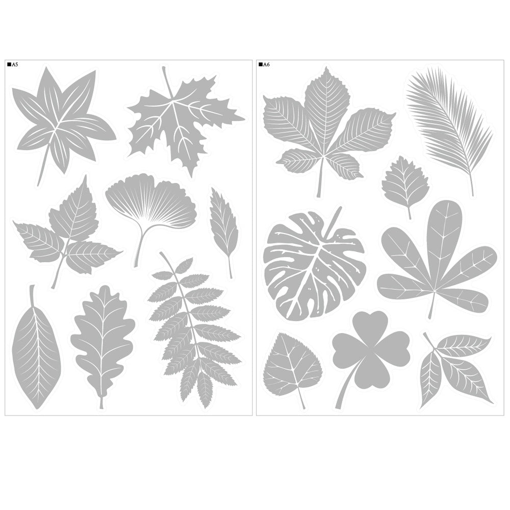 3 Sets Transparent Glass Window Clings Non Adhesive Decals Home Decorative