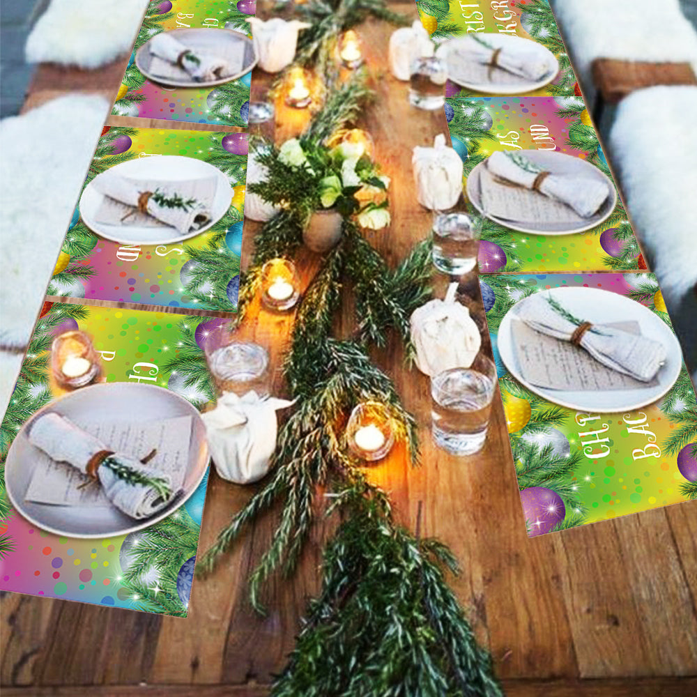 4 X Style 4 Christmas Placemats Xmas Table Mats Christmas Table Decorations