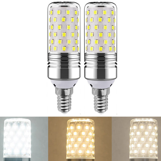 2 X E14 Dimmable 16W LED Light Bulbs Home Lighting Three Colours Night Light